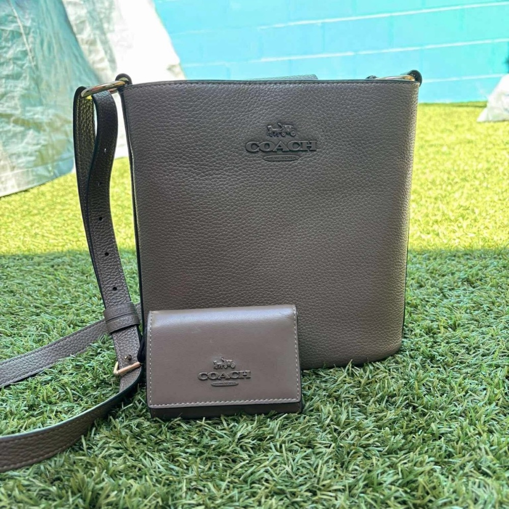 Coach Woman’s Brown Crossbody Bag with Card Case